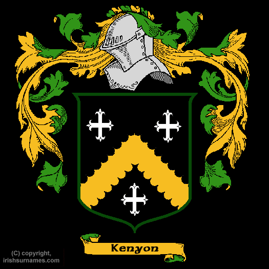 Kenyon Coat of Arms, Family Crest - Click here to view
