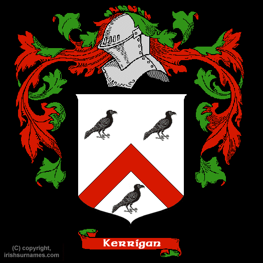 Kerrigan Family Crest, Click Here to get Bargain Kerrigan Coat of Arms Gifts