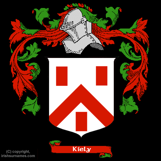 Kiely Coat of Arms, Family Crest - Click here to view