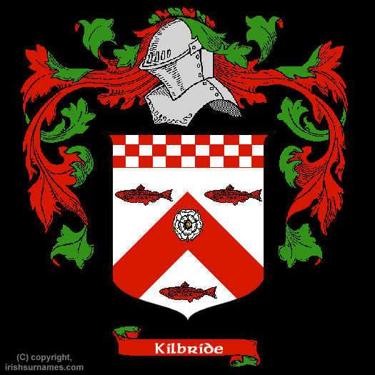 Kilbride Coat of Arms, Family Crest - Click here to view