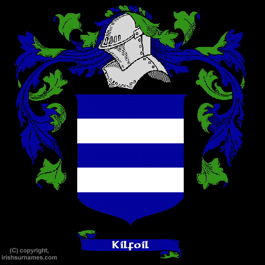Kilfoil Coat of Arms, Family Crest - Click here to view