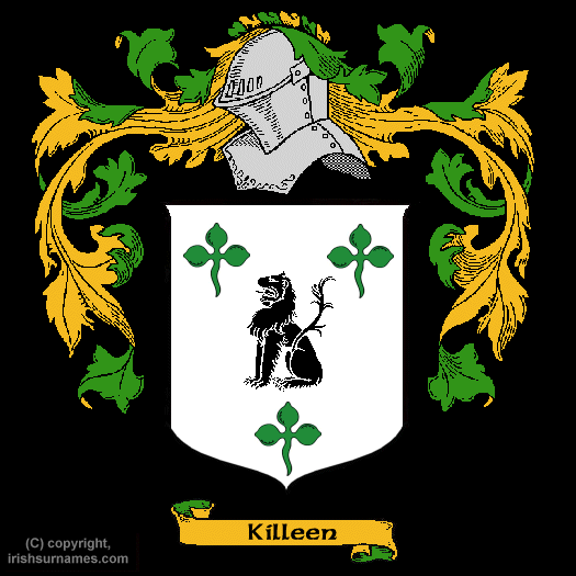 Killeen Coat of Arms, Family Crest - Click here to view