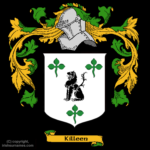 Killeen Family Crest, Click Here to get Bargain Killeen Coat of Arms Gifts