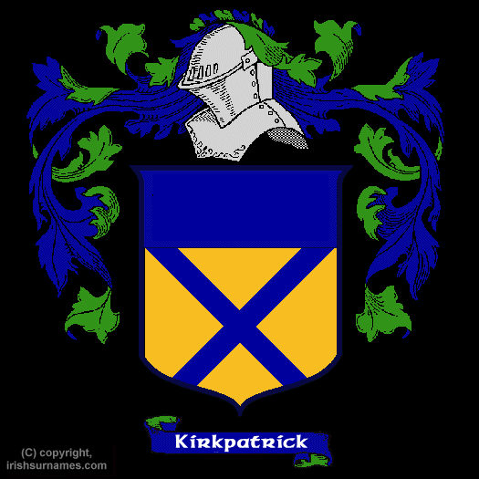 Kirkpatrick Coat of Arms, Family Crest - Click here to view