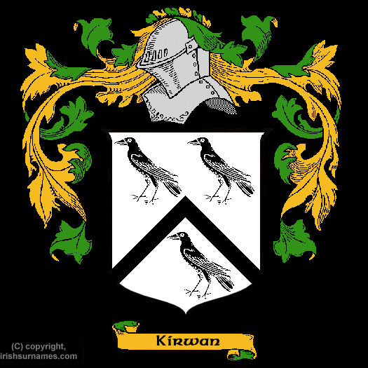 Kirwan Coat of Arms, Family Crest - Click here to view