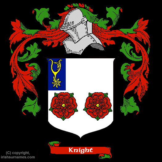 Knight Coat of Arms, Family Crest - Click here to view