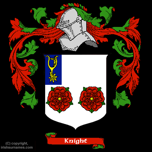 Knight Family Crest, Click Here to get Bargain Knight Coat of Arms Gifts