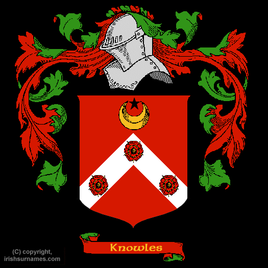 Knowles Coat of Arms, Family Crest - Click here to view
