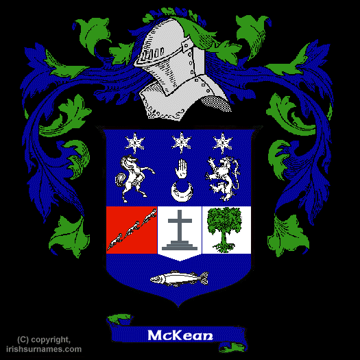 Mckean Family Crest, Click Here to get Bargain Mckean Coat of Arms Gifts