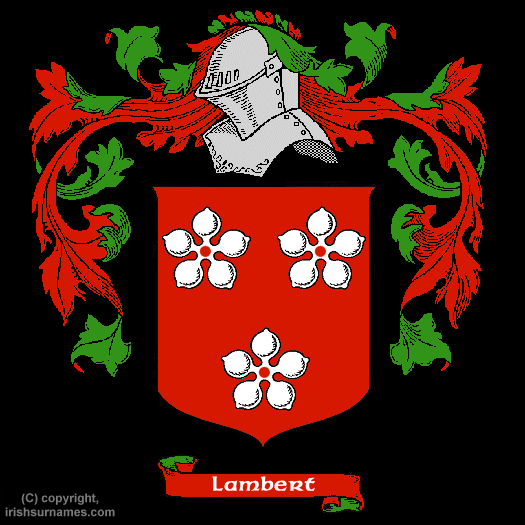Lambert Coat of Arms, Family Crest - Click here to view