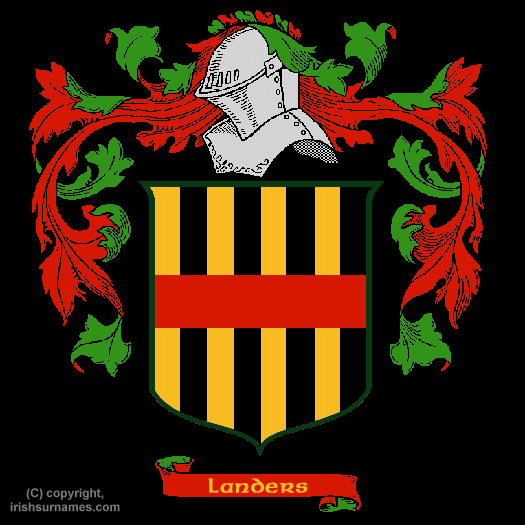 Landers Coat of Arms, Family Crest - Click here to view