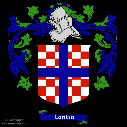 Larkin Family Crest, Click Here to get Bargain Larkin Coat of Arms Gifts