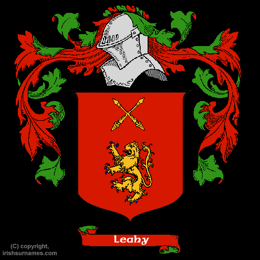 Leahy Coat of Arms, Family Crest - Click here to view