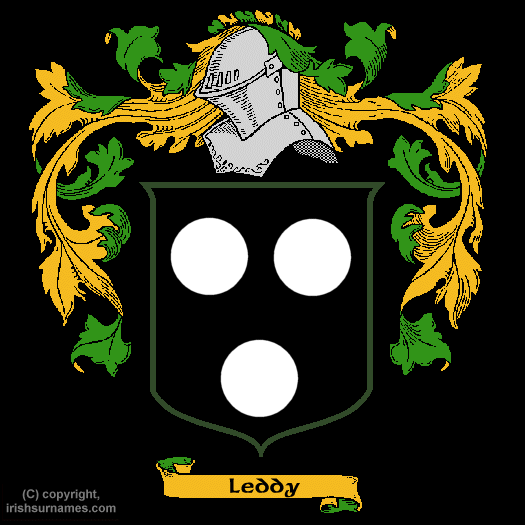 Leddy Coat of Arms, Family Crest - Click here to view