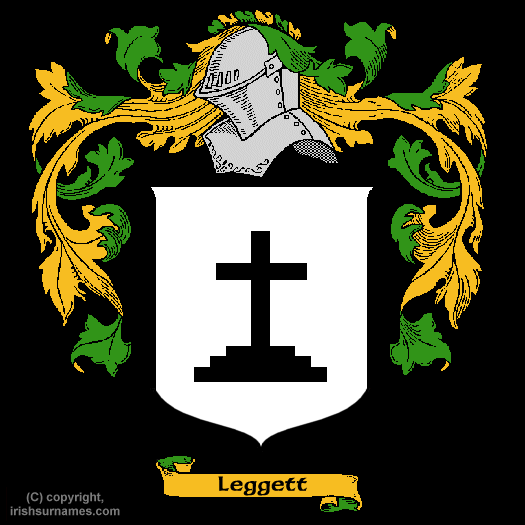 Leggett Coat of Arms, Family Crest - Click here to view