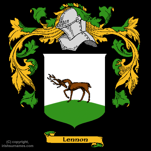 Lennon Coat of Arms, Family Crest - Click here to view