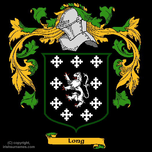 Long Coat of Arms, Family Crest - Click here to view