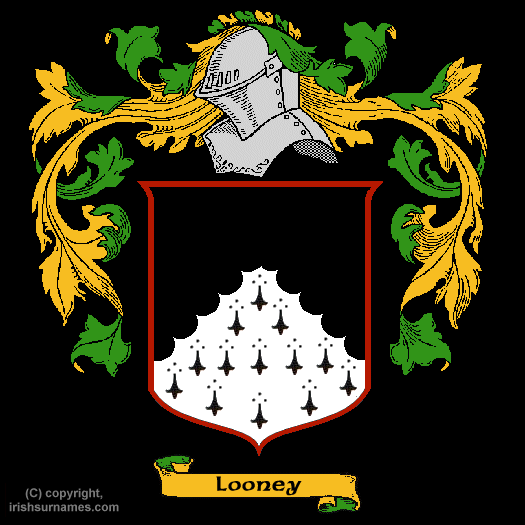 Looney Family Crest, Click Here to get Bargain Looney Coat of Arms Gifts