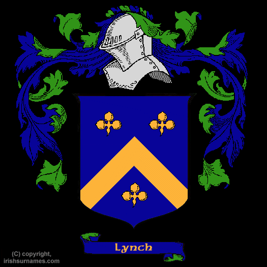 Lynch Family Crest, Click Here to get Bargain Lynch Coat of Arms Gifts