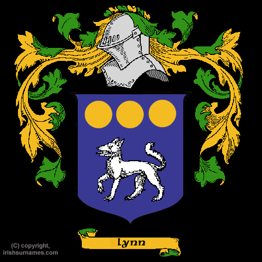 Lynn Coat of Arms, Family Crest - Click here to view