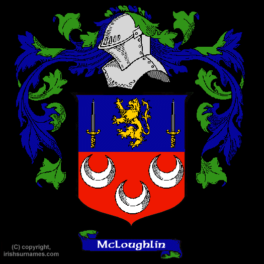 Mcloughlin Family Crest, Click Here to get Bargain Mcloughlin Coat of Arms Gifts