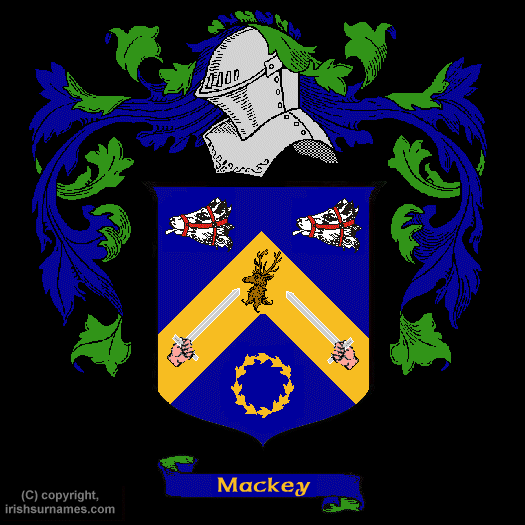 Mackey Coat of Arms, Family Crest - Click here to view