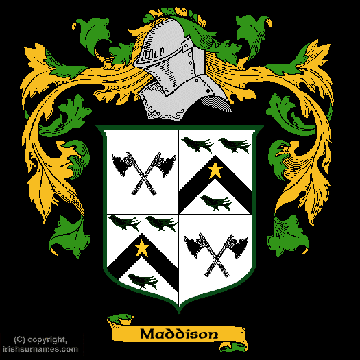 Maddison Family Crest, Click Here to get Bargain Maddison Coat of Arms Gifts