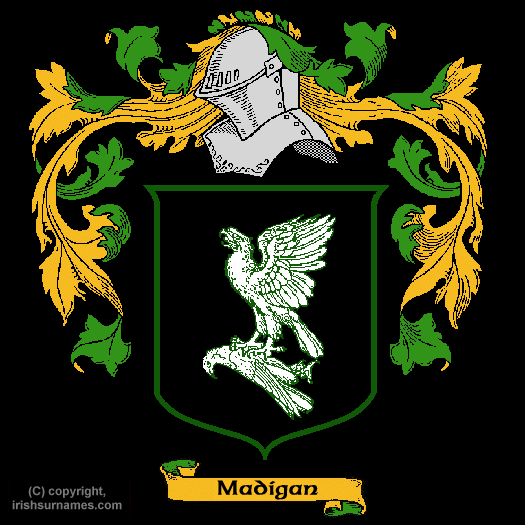 Madigan Coat of Arms, Family Crest - Click here to view