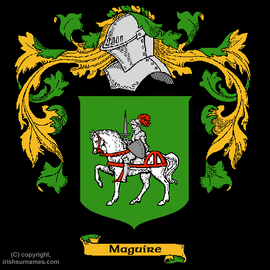 Maguire Coat of Arms, Family Crest - Click here to view