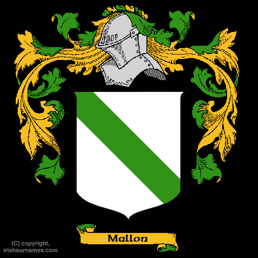 Mallon Family Crest, Click Here to get Bargain Mallon Coat of Arms Gifts