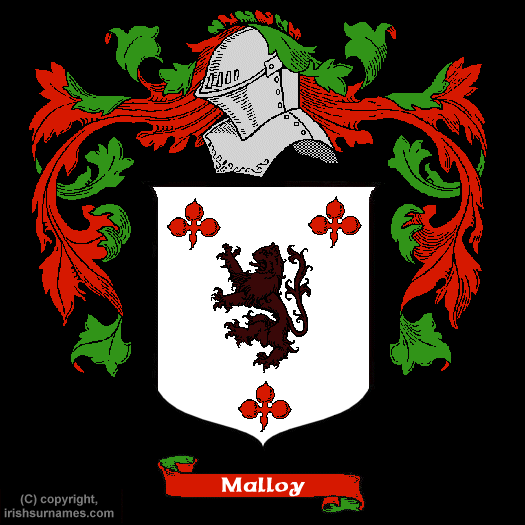 Malloy Coat of Arms, Family Crest - Click here to view