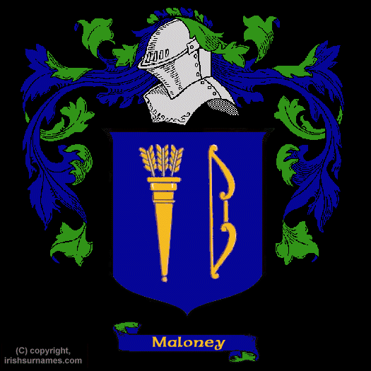 Maloney Family Crest, Click Here to get Bargain Maloney Coat of Arms Gifts