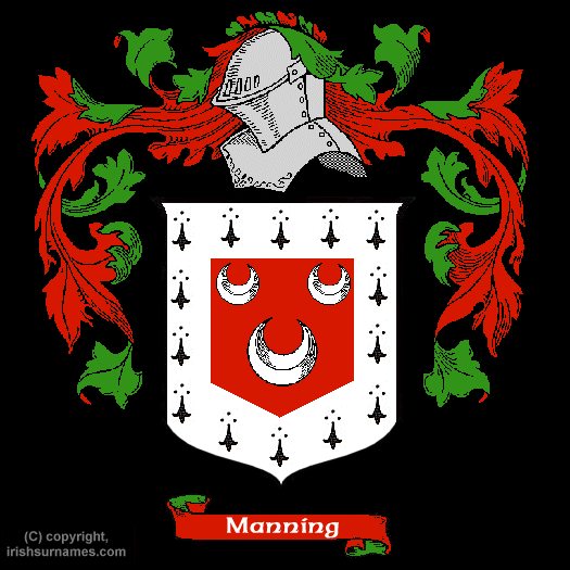 Manning / Coat of Arms, Family Crest - Click here to view