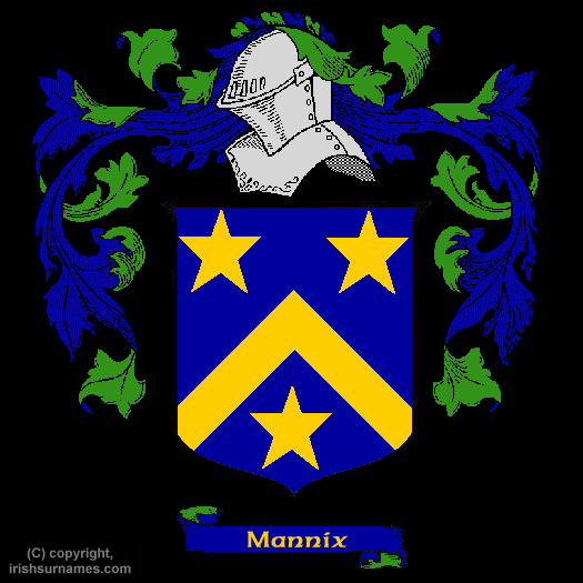 Mannix Coat of Arms, Family Crest - Click here to view