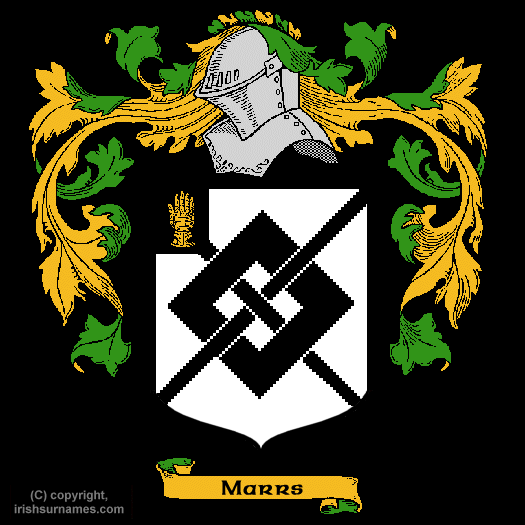 Marrs Coat of Arms, Family Crest - Click here to view