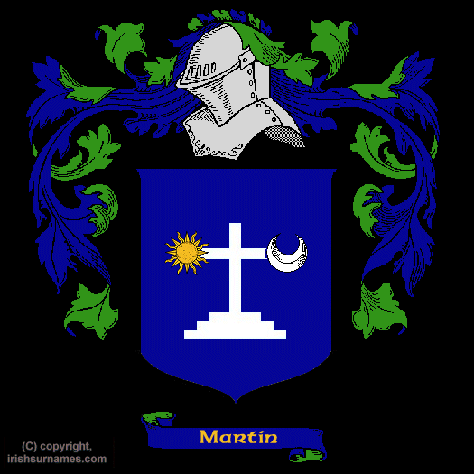 Martin Coat of Arms, Family Crest - Click here to view