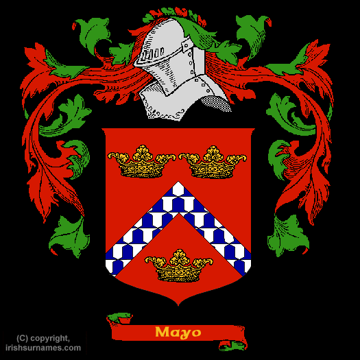 Mayo Family Crest, Click Here to get Bargain Mayo Coat of Arms Gifts