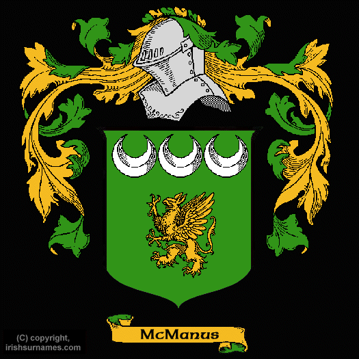 Mcmanus/ Coat of Arms, Family Crest - Click here to view