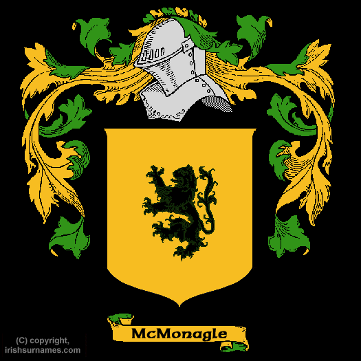 McMonagle Coat of Arms, Family Crest - Click here to view