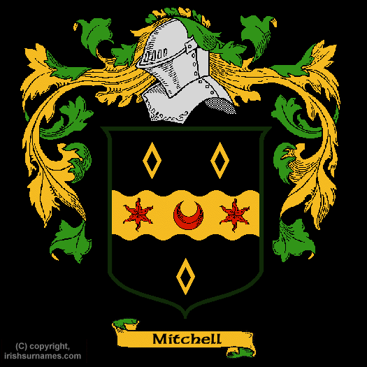 Mitchell Coat of Arms, Family Crest - Click here to view