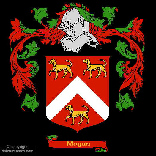 Mogan Coat of Arms, Family Crest - Click here to view