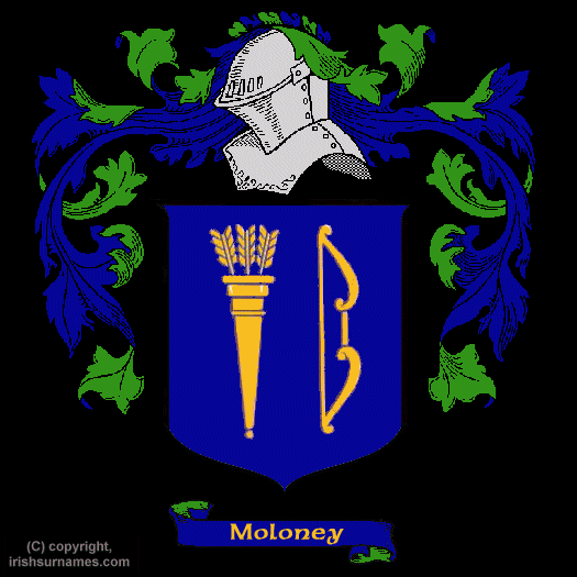 Moloney Coat of Arms, Family Crest - Click here to view