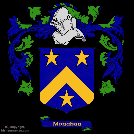 Monahan Coat of Arms, Family Crest - Click here to view