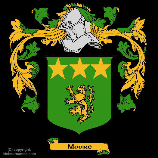 Moore Family Crest, Click Here to get Bargain Moore Coat of Arms Gifts