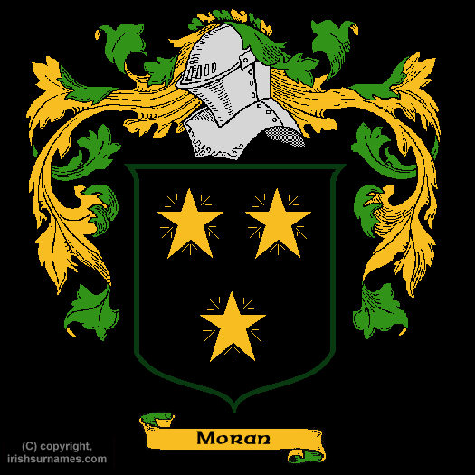 Moran Coat of Arms, Family Crest - Click here to view