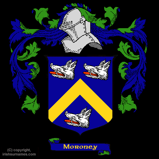 Moroney Family Crest, Click Here to get Bargain Moroney Coat of Arms Gifts