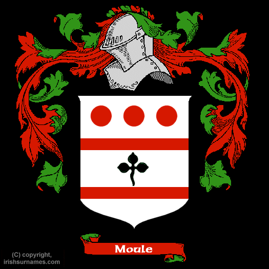 Moule Family Crest, Click Here to get Bargain Moule Coat of Arms Gifts