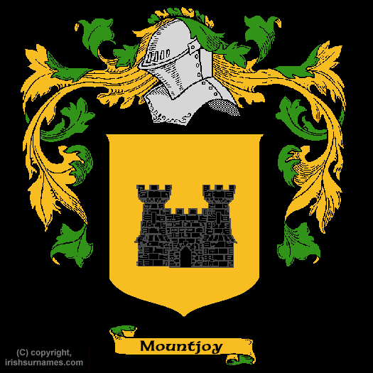 Mountjoy Coat of Arms, Family Crest - Click here to view