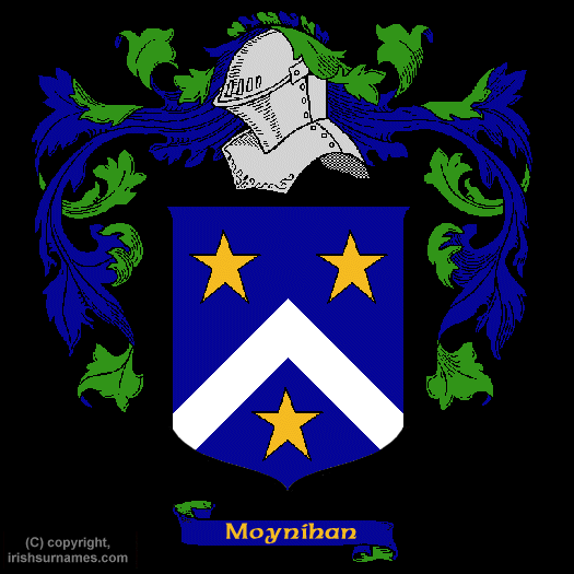 Moynihan Coat of Arms, Family Crest - Click here to view