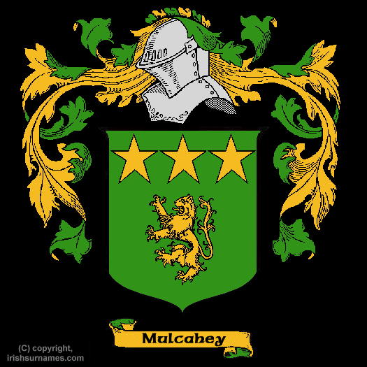 Mulcahey Coat of Arms, Family Crest - Click here to view